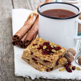 Cranberry and Pumpkin Seed Flapjack