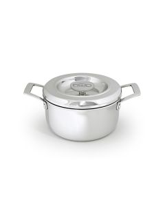 AGA Non-Stick Stainless 20cm Casserole and Lid