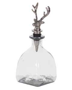 Decanter with Deer Stopper
