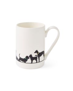 Silhouette Dog Friends Mug