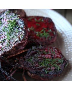 Roasted Beetroot with Dill Dip