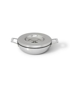 AGA Stainless Steel Non-Stick Shallow Casserole 24cm
