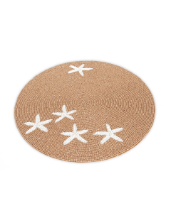 Set of 4 Beaded Starfish Placemats
