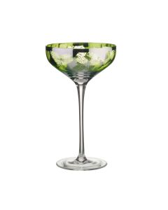Tropical Leaves Champagne Saucers