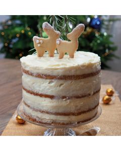 Woodland Sponge Cake with Cream Cheese Frosting